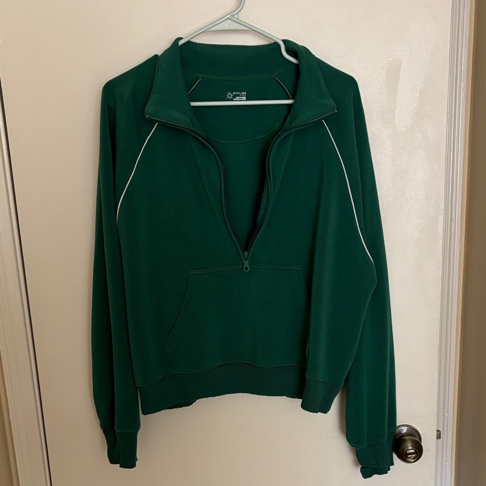 Aerie Half Zip Sweatshirt, size XL